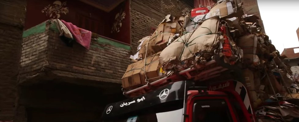„Město odpadu“ v Egyptě