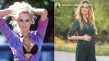 První fotka bříška! Topmodelka Adriana Sklenaříková těhotenstvím zkrásněla