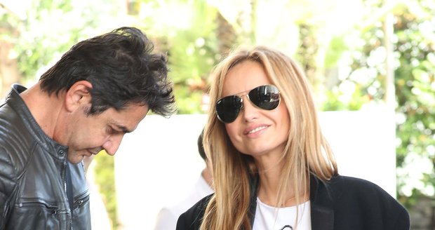 Adriana s manželem v Cannes