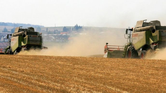 Sklizeň na Jihlavsku