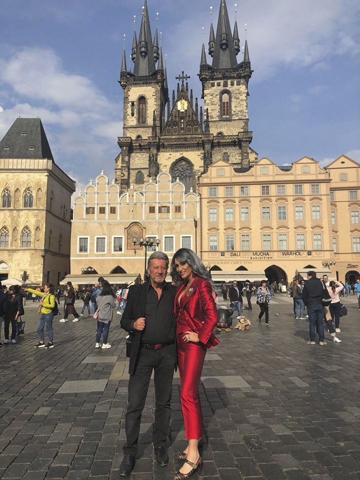 Sisa s manželem v Praze