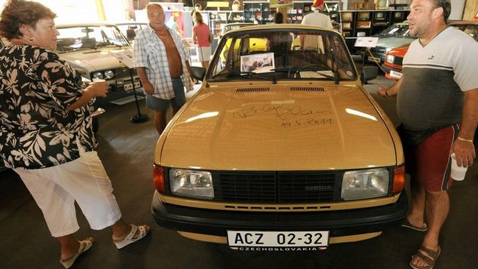 Škoda 120, kterou si Václav Klaus koupil v roce 1986