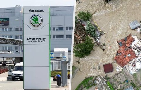 Škoda Auto pozastaví výrobu v Kvasinách. Kvůli ničivým povodním chybí ze Slovinska komponenty