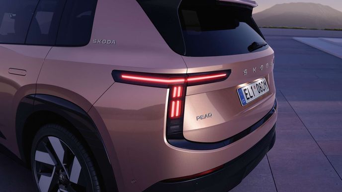 Škoda začne v létě vyrábět svůj největší vůz, elektromobil Peaq. Škoda začne v létě vyrábět svůj největší vůz, elektromobil Peaq.