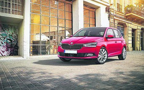 Nová fabia hatchback zepředu...