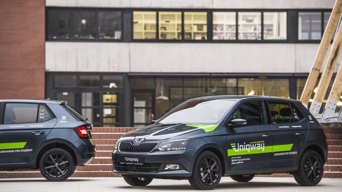 Studentský carsharing Škoda Auto Uniqway