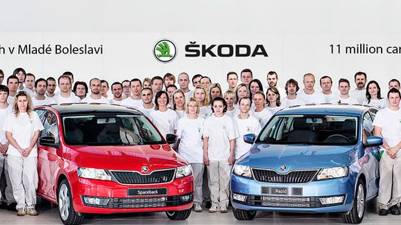 Rekord: Jedenáct milionů vozů Škoda z Mladé Boleslavi