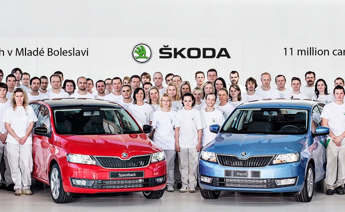 Rekord: Jedenáct milionů vozů Škoda z Mladé Boleslavi