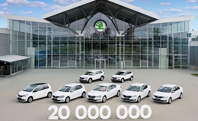 Automobilka Škoda Auto vyrobila 20 milionů automobilů