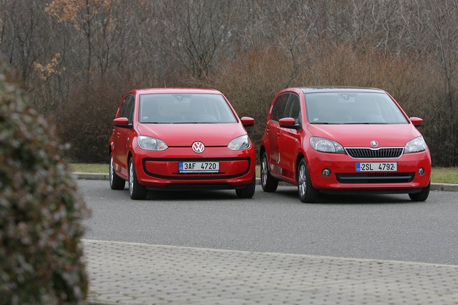 Škoda Citigo a VW Up na zemní plyn