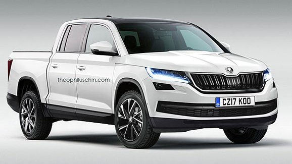 Škoda Kodiaq pick-up? Takto by mohla vypadat!