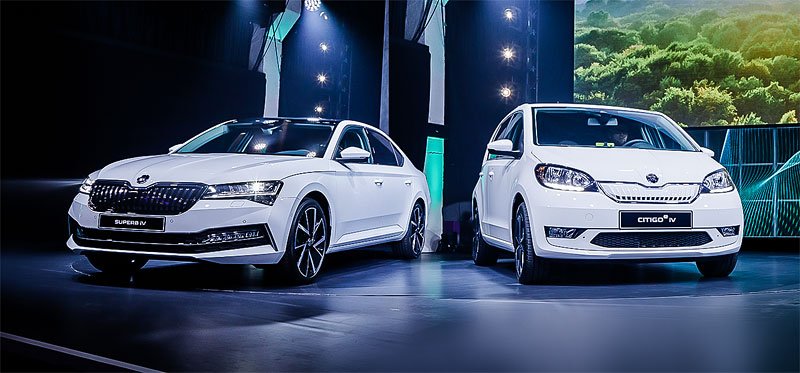 Škoda Superb a Škoda Citigoe