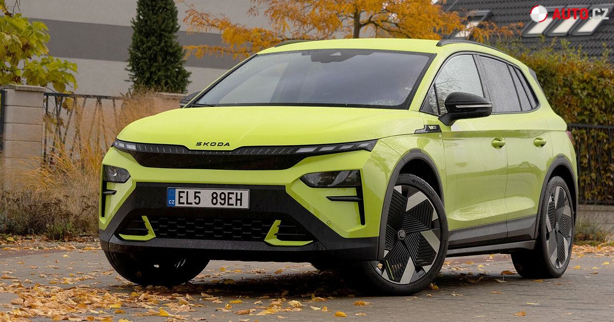 TEST Škoda Elroq RS – Mrštnější brácha je výhodnější než Sportline!