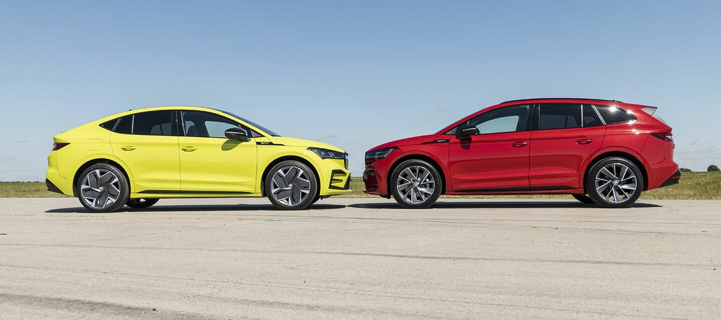 Škoda Enyaq Coupé RS iV vs. Škoda Enyaq 80x iV Sportline