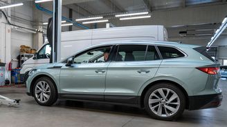 Škoda Enyaq na servisní prohlídce Škoda Enyaq na servisní prohlídce