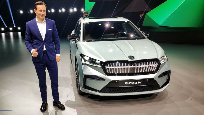 Škoda Enyaq a nový šéf automobilky Thomas Schäfer