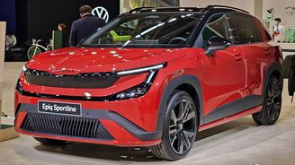 Škoda Epiq dostala sportovní soupravu. Sportline nabízí obří kola i černou střechu Škoda Epiq dostala sportovní soupravu. Sportline nabízí obří kola i černou střechu