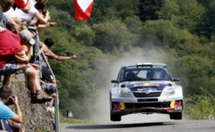 Tým Red Bull Škoda při Německé Rally pronásledovala smůla