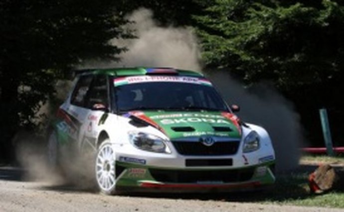 Škoda na Rally San Remo s lídrem IRC Kopeckým
