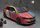 Škoda Fabia Art Car je unikátním dílem portugalského umělce