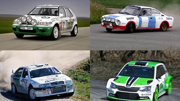 Škoda v rallye: Megagalerie závodních speciálů z Boleslavi