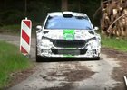 Nová Škoda Fabia Rally2 už pilně testuje. Mrkněte na její první záběry