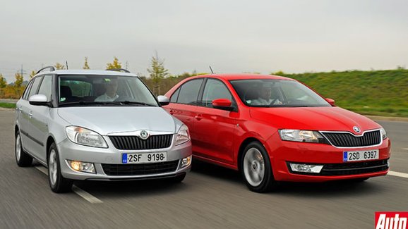 Škoda Rapid vs. Fabia Combi 1,2 TSI: Test spotřeby