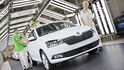 Škoda Auto omezuje výrobu. Škoda Auto omezuje výrobu.