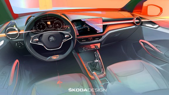 Nová Škoda Fabia poprvé nechává nahlédnout do kabiny. Ukáže se už v květnu