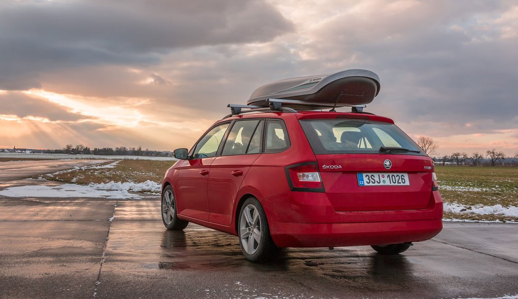 Škoda Fabia Combi 1.0 MPI - výjezd na Ještěd