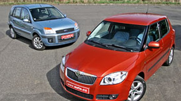 TEST Ford Fusion 1,4 (58 kW) vs. Škoda Fabia 1,2 HTP (51 kW) – Krabice nebo tradice?