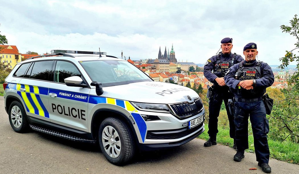Policejní Škoda Kodiaq