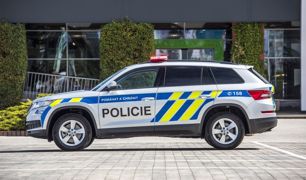 Policejní Škoda Kodiaq