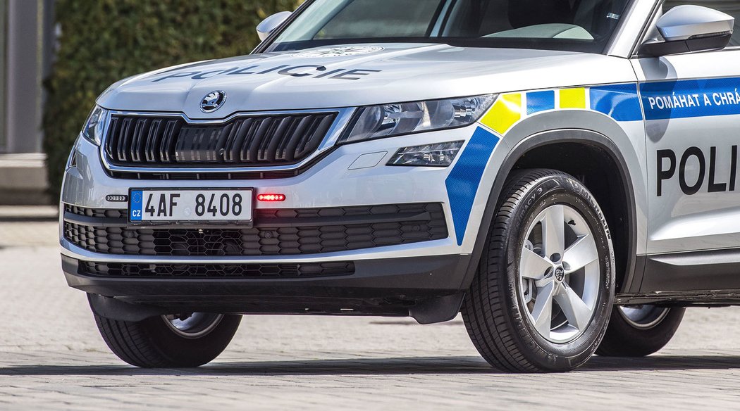 Policejní Škoda Kodiaq