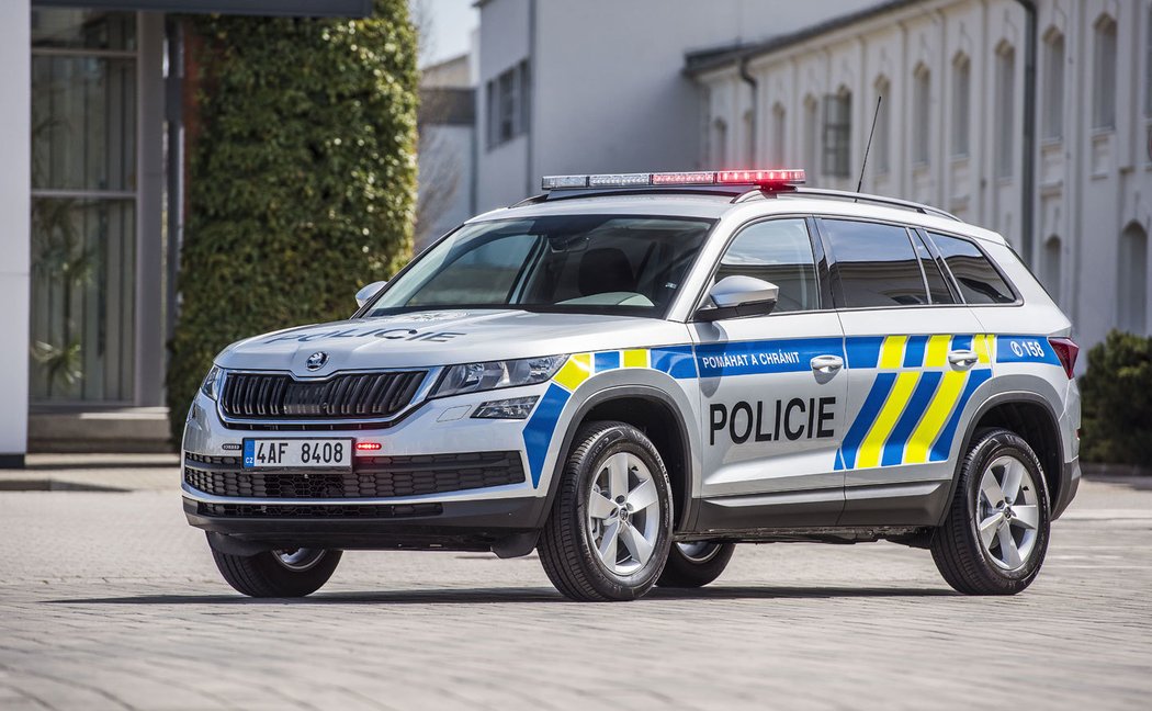 Policejní Škoda Kodiaq