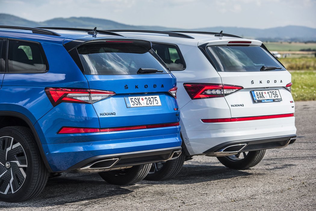 Škoda Kodiaq RS 2.0 TSI vs. 2.0 BiTDI