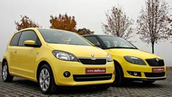 Škoda Citigo vs. Škoda Fabia: Žlutý duel