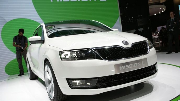 Škoda Mission L na veletrhu ve Frankfurtu