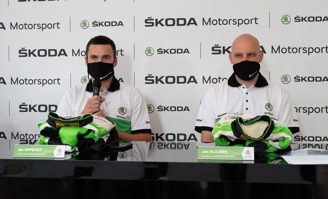 Škoda Motorsport se připravuje na restart po pandemii. Kopecký představil nového parťáka