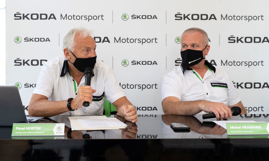 Škoda Motorsport se připravuje na restart po pandemii. Kopecký představil nového parťáka