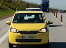 Škoda Citigo na dálnici D11 (30.9.2011)