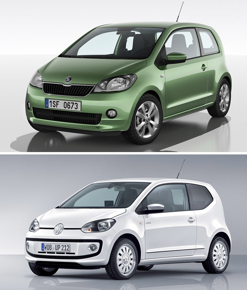 Srovnání Škoda Citigo vs. VW Up!