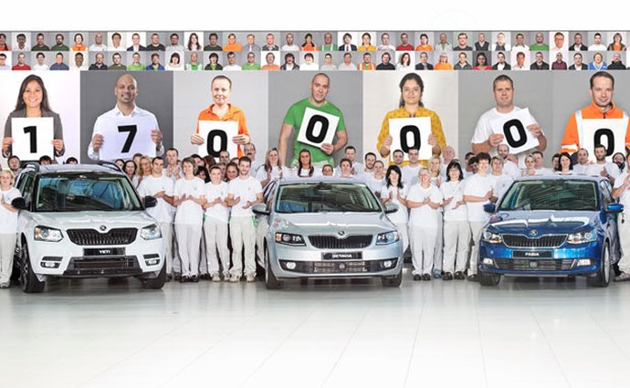 Škoda Auto slaví: Od roku 1905 postavila 17 milionů aut