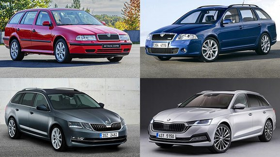 Škoda Octavia Combi slaví čtvrt století na trhu, připomeňte si její generace