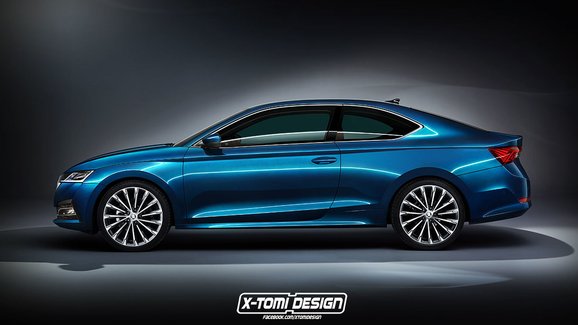 Takhle by mohla vypadat nová Škoda Octavia jako kupé. Jak se vám líbí?
