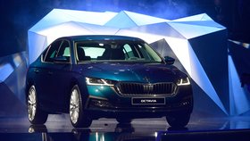 Škoda Octavia čtvrté generace během oficiálního představení