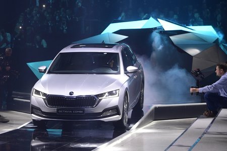 Škoda Octavia čtvrté generace během oficiálního představení