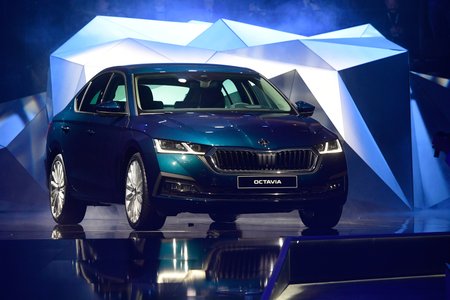 Škoda Octavia čtvrté generace během oficiálního představení