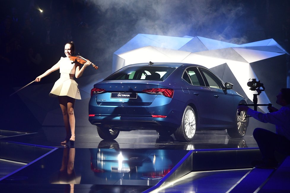 Škoda Octavia čtvrté generace během oficiálního představení