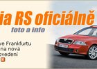 Škoda Octavia RS oficiálně (foto a info)